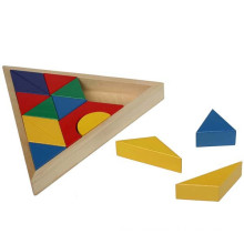 Triângulo de madeira Blocos Board Toy